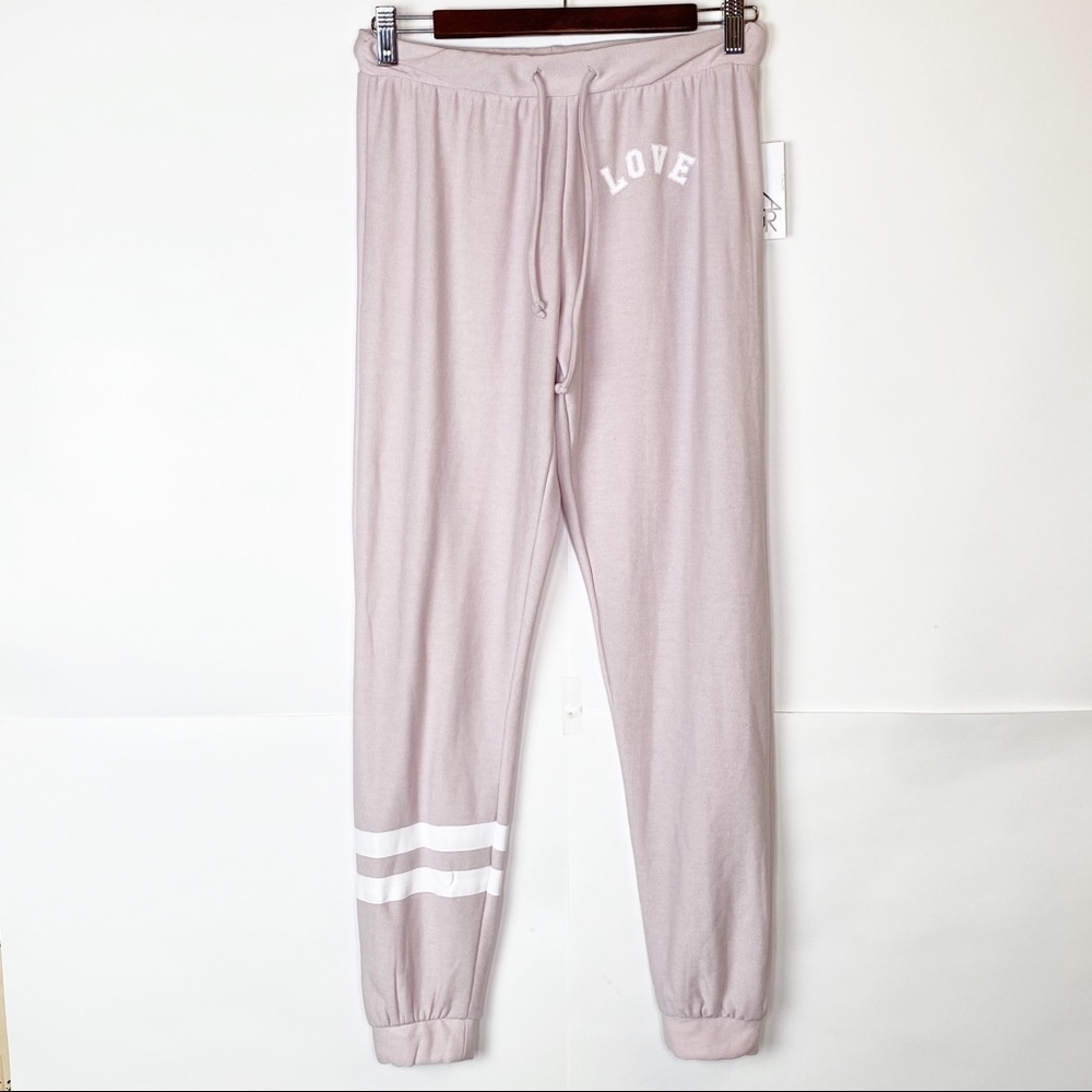 NWOT Chaser Blush Pink Love Joggers Lounge Set - Picture 4 of 16